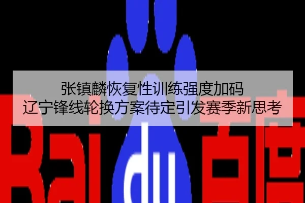 张镇麟恢复性训练强度加码 辽宁锋线轮换方案待定引发赛季新思考